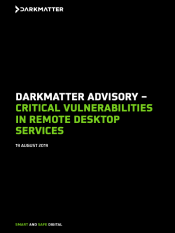 Darkmatter Advisory- Critical Vulnerabilities in Remote Desktop Services - Thumbnail