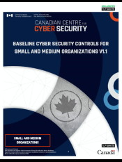 Baseline Cyber Security Controls for Small and Medium Organizations[Canada] - Thumbnail