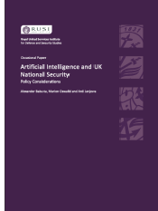 Artificial Intelligence and UK National Security - Thumbnail